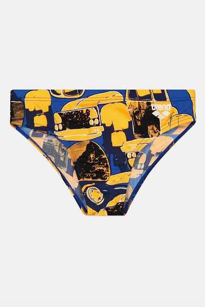 ARENA Kids Boy Graphic Print Swimwear Brief, Multicolor