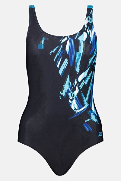 Zoggs Women Embroidered Logo One Piece Swimsuit, Multicolor