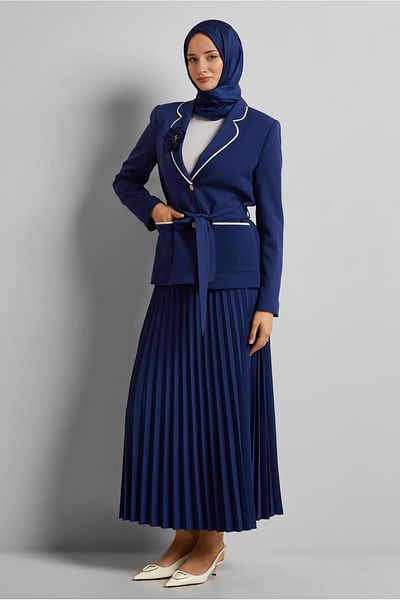 Alvina Belted Skirt Suit 30531