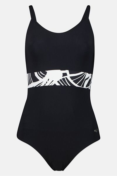 ARENA Women Brand Logo One Piece Swimwear, Black