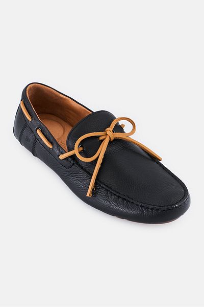 Gentle Souls Men Medium Nyle Driver Boat Slip On Shoes, Black