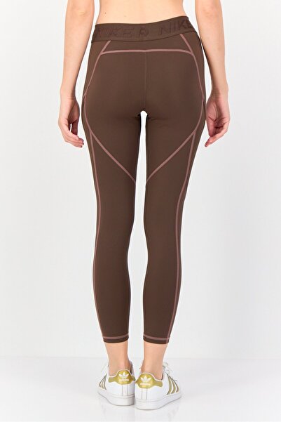 Nike Women Tight Fit 7/8th Training Leggings, Choco Brown