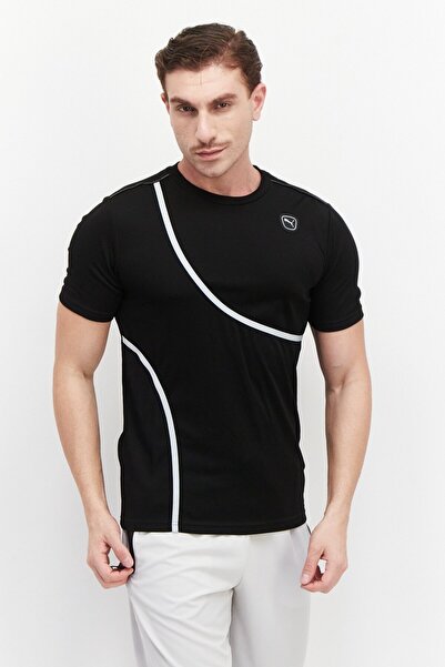 Puma Men Sportswear Fit Short Sleeve Training Jersey, Black