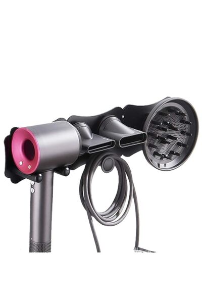 Generic حامل مجفف الشعر المغناطيسي للتركيب على الحائط، حامل ذاتي اللصق متوافق...