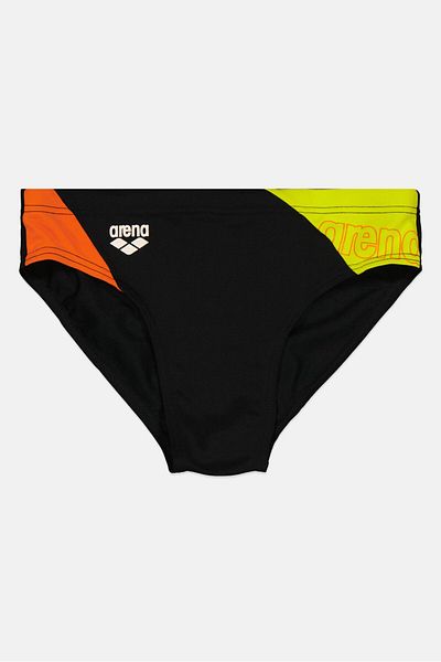 ARENA Kids Boy Brand Logo Briefs, Black