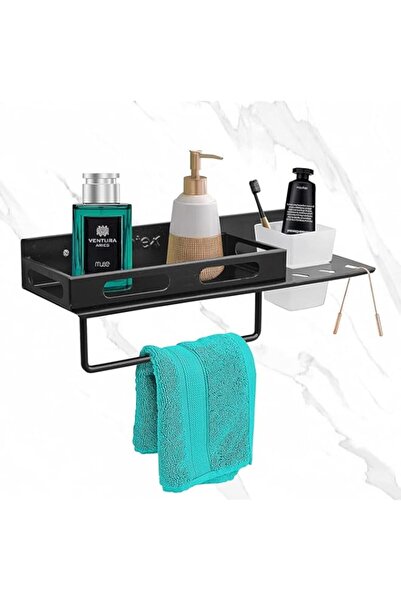 Generic Plantex 3in1 Bathroom Organizer - GI Steel Multipurpose Shelf for Wal...