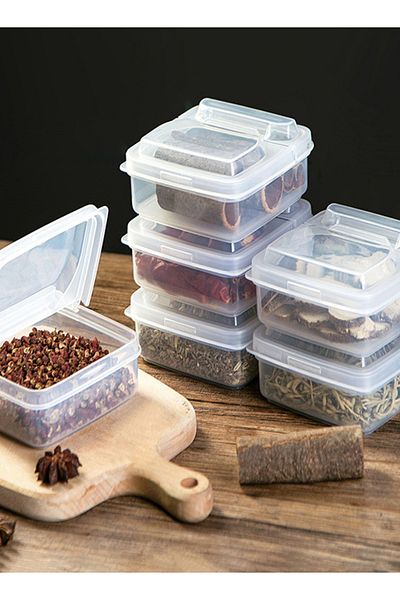 Generic Refrigerator Fruit Sealed Fresh-keeping Box Storage Box Scallion Ginger Garlic Seasoning Storage Box