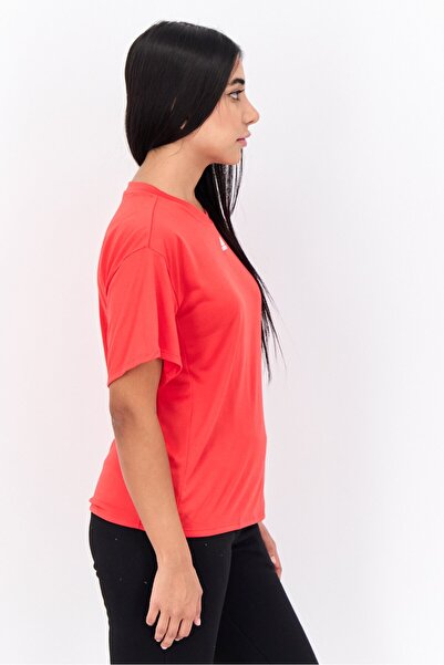 adidas Women Sportswear Fit Short Sleeves Training T-Shirt, Red