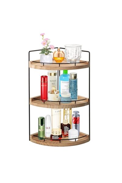 Generic منظم أدوات الحمام من هوماركت بثلاث طبقات - منظم أدوات الحمام الأنيق ا...