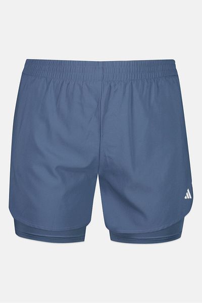 adidas Women Sportswear Fit Brand Logo Training 2 In 1 Shorts, Slate Blue
