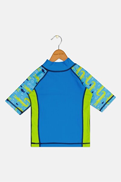 Coega Sunwear Kids Girl Allover Print Rash Guard Tee, Multicolor