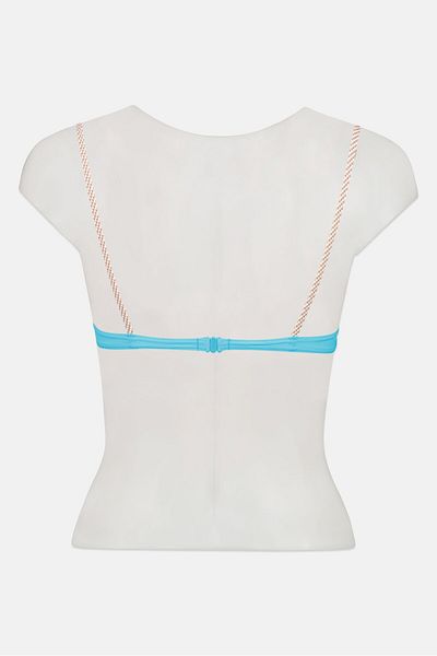 ARENA Women Brand Logo Bikini Top, Turquoise