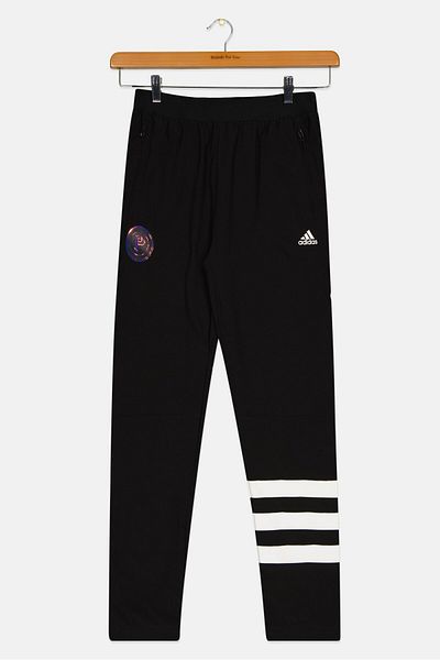 adidas x Paul Pogba Kids Boy Brand Logo Training Track Pants, Black