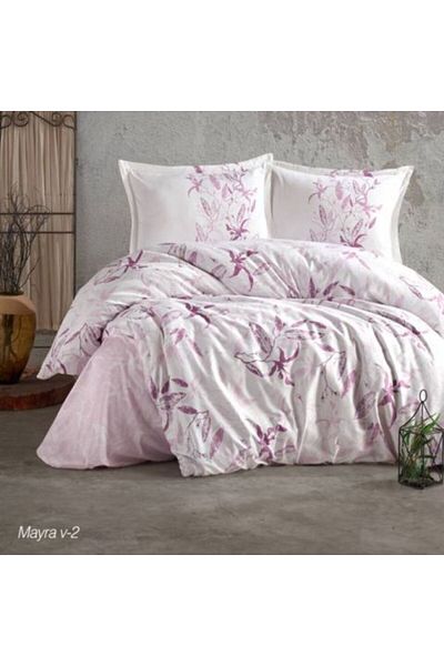 Ralex Double Bed Linen 100% Cotton Ranforce 4 Extra Large Pieces, Sheet 240 x 260 cm, Quilt 200 x 220 cm,