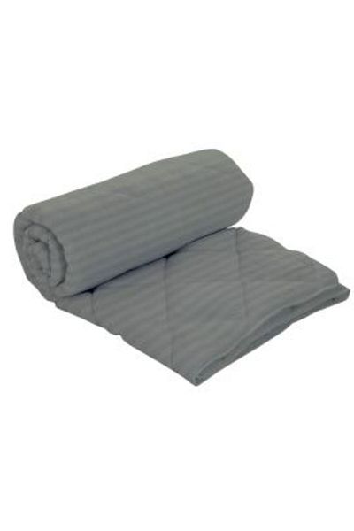 Ralex Quilted wool damask polycotton quilt 160 x 210 cm, Sulphur, Grey