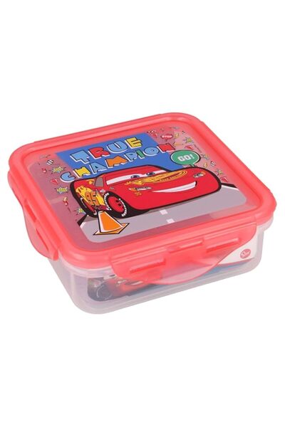 Generic Stor Square Hermetic Food Container 500 Ml Cars Lets Race