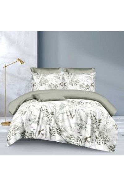 Ralex Double Bed Sheet Economy 4 Pieces, Flat Sheet 230 x 250 cm and Duvet 200 x 230 cm, 2 Pillowcases 50