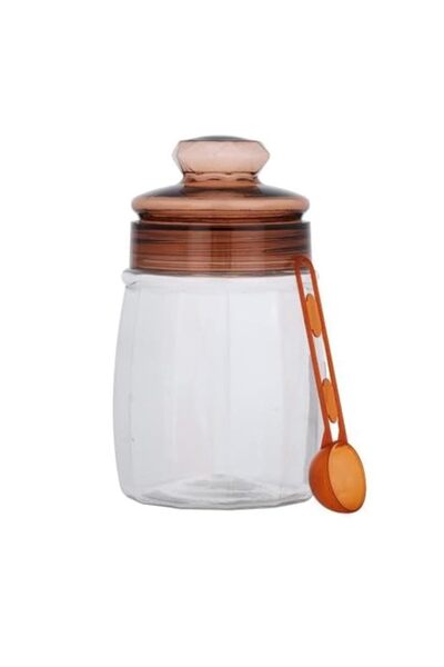 Generic Delcasa DC2752 Diamond Jar with Pet Cap, 500 ml Capacity, Clear