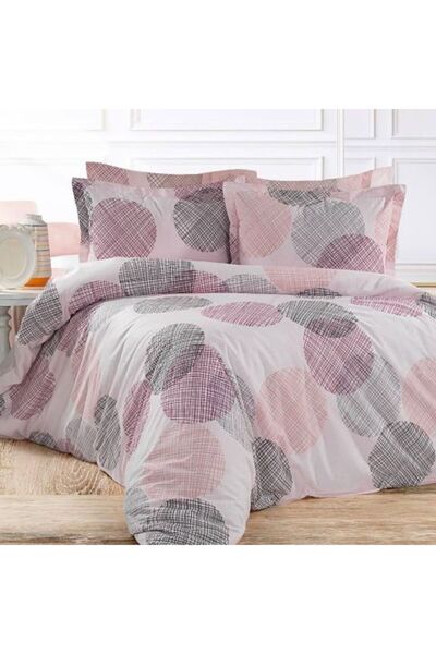 Ralex Double Extra Large Bed Linen Creponata 100% Cotton, Sheet 240 x 260 cm, Duvet 200 x 230 cm, 2 Pillow