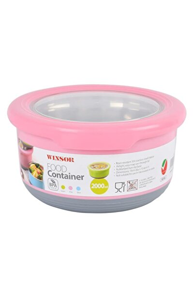 Generic Winsor Food Container 2 Liter, Pink - WFC2000