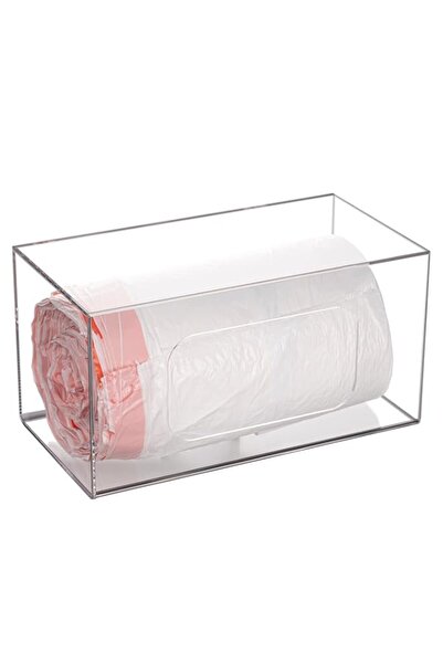 Generic SEANADO Trash Bag Dispenser Holder, Wall Mount Acrylic Kitchen Organi...