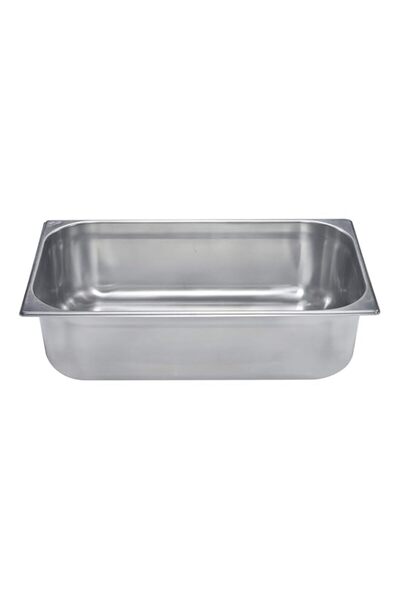 Generic Raj Steel GN Silver Gastronorm Pan 530X325X150 MM - Catering, Food Warmer, Storage Container