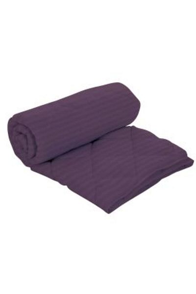 Ralex Wool damask polycotton quilt 200 x 220 cm, Sulfur, Purple-Violet