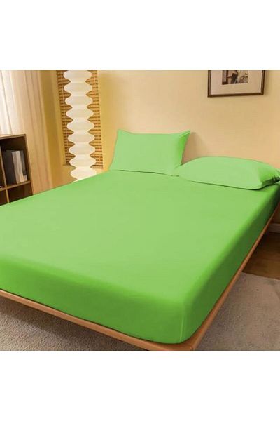 Ralex 100% cotton jersey knit bed cover and pillowcase set, for 90 x 200 cm or 100 x 200 cm mattress