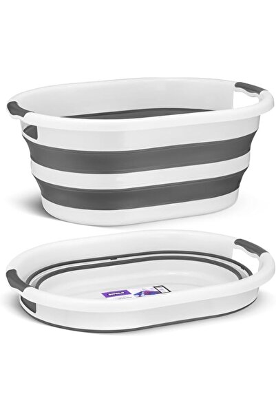 Generic Idrese 40L Large Multi-Functional Collapsible Plastic Laundry Basket-...