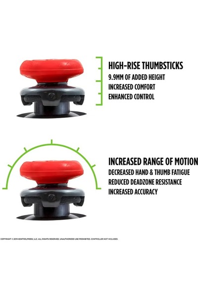 kontrolfreek FPS Freek Inferno Thumbsticks for Xbox One – Enhanced Grip & Control