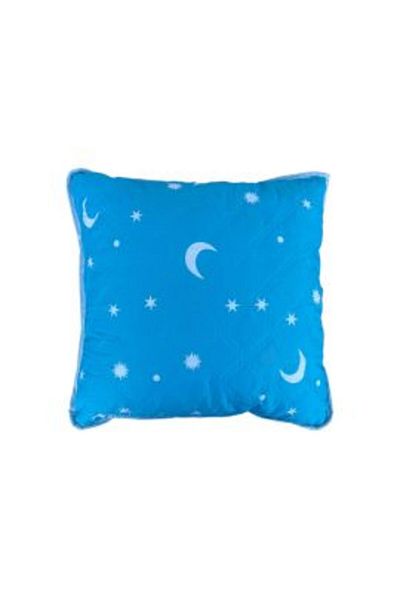 Ralex Pernă Matelassé cu model Stea și Lună 40 x 40 cm, Albastră