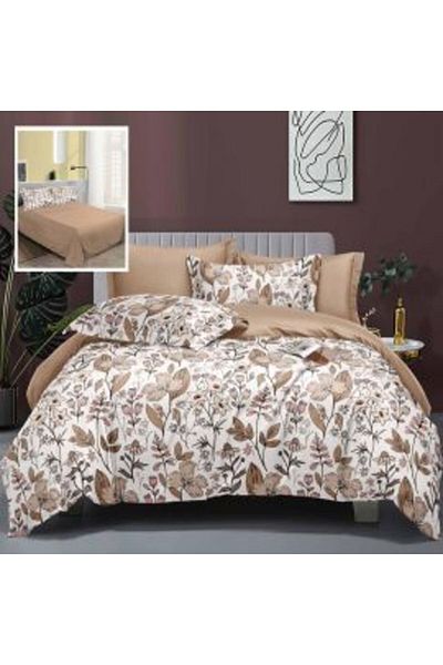 Ralex Economic package double bed linen Cotton Finet 6 pieces Elegance + 2 quilted pillows 50 x 70 cm + du