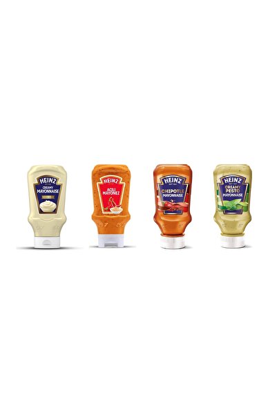 Heinz Mayonez+Acılı Mayonez+Chipotle+Pesto Karışık Set 4'lü x 1 Adet