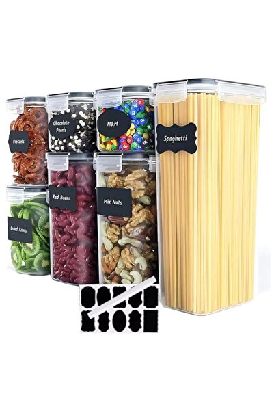 Generic Uoexziyi Airtight Food Storage Containers Set,7 Pcs Kitchen & Pantry Containers with Lock Lids,BPA
