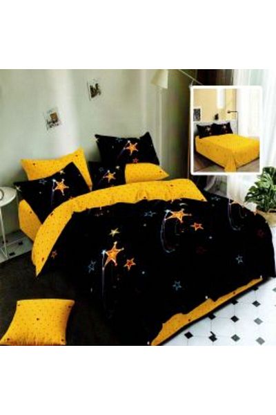Ralex Economic Bedding Package Double Bed Finet 6 Pieces + 2 Quilted Pillows 50 x 70 cm + Duvet 200 x 215