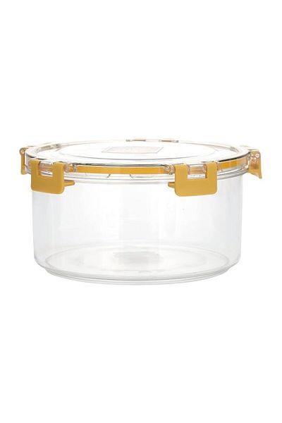 Generic Royalford 1250 ML Round Airtight Container With A Lid-RF11255 Plastic Container With A Silicone Sea