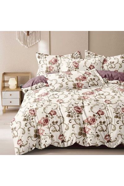 Ralex Double Bed Linen Economy, 4 pieces, sheet 230x250 cm and duvet 200x230 cm, 2 pillowcases 50x70 cm, R
