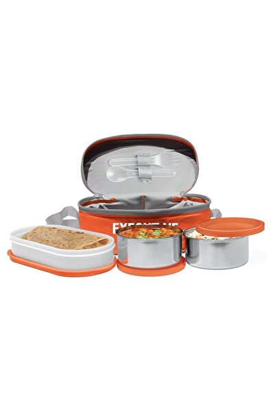 Generic مجموعة صندوق غداء ميلتون، 6 قطع، مع حقيبة معزولة وأدوات مائدة - تتضمن...