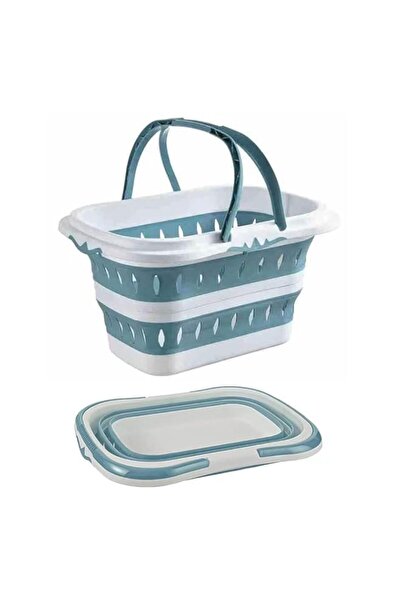 Generic Collapsible Plastic Laundry Baskets with 5 Handles 44L (11.6 gallon),...