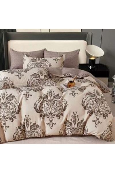 Ralex Bed linen for a single person, Percalle printed, 100% cotton, 3-piece set, sheet 160 x 240 cm, duvet
