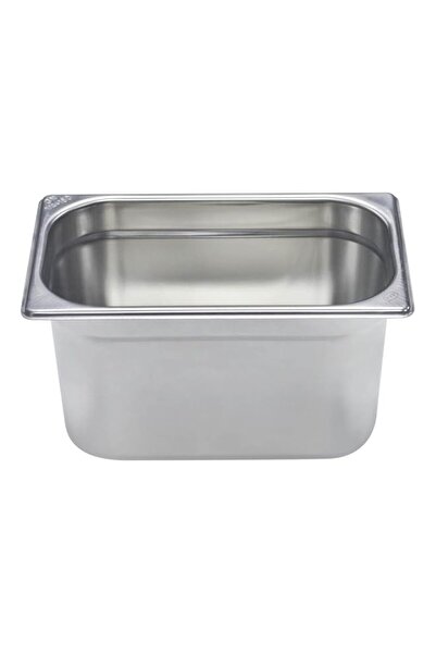 Generic Raj Steel GN Pan Silver, 265X162X150 MM - Gastronorm Pan, Catering Pan, Food Warmer Pan, Food Stora