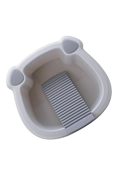 Generic PRETYZOOM Wash Basin Laundry Tub With Scrubbing Board for Hand Washin...