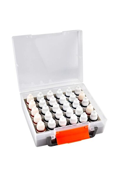 Generic حافظة منظمة لتخزين زجاجات ألوان الطعام من ALCYON متوافقة مع مجموعة تل...