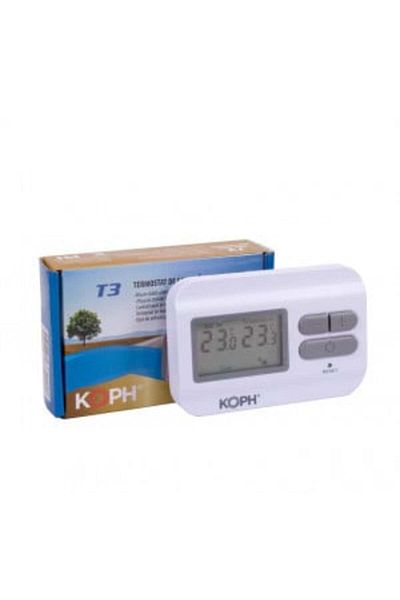 KOPH Ambient Room Thermostat with Wire T 3 for Central Heating Systems