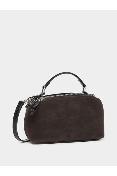 Styli Solid Handbag with Zip Closure