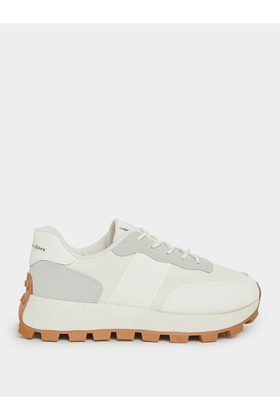 Styli Classic Panelled Lace Up Sneakers