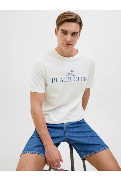 REBEL By Styli Jrebmonaco Short Sleeve Crew Neck T-Shirt