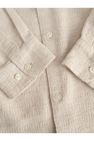 Jack & Jones Jjleo Jacquard Long Sleeve Shirt