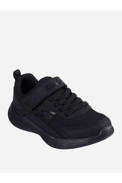SKECHERS حذاء GO RUN 400 V2 للأولاد والبنات للمدرسة مزود بشريط لاصق - 405094L-BBK