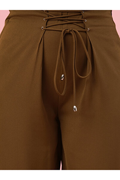 Globus By Styli High-Rise Loose Fit Trousers with Drawstring